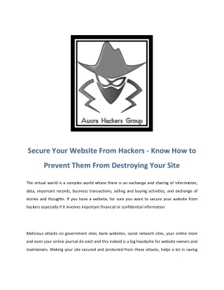 Genuine Hackers For Hire - Hackers group online