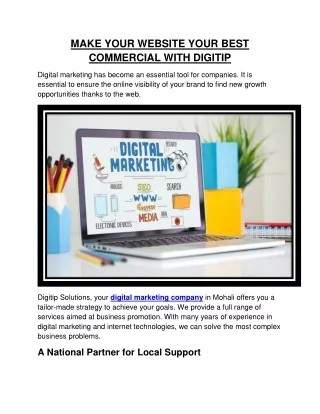 make your website your best commercial with