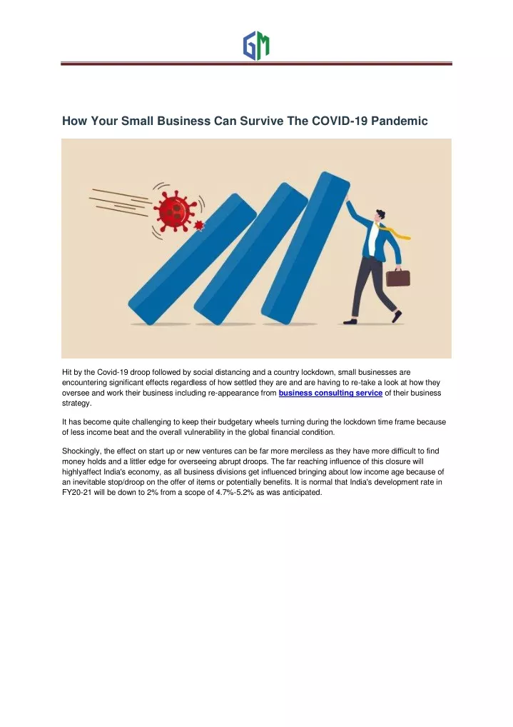 how your small business can survive the covid
