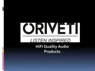 hifi quality audio products