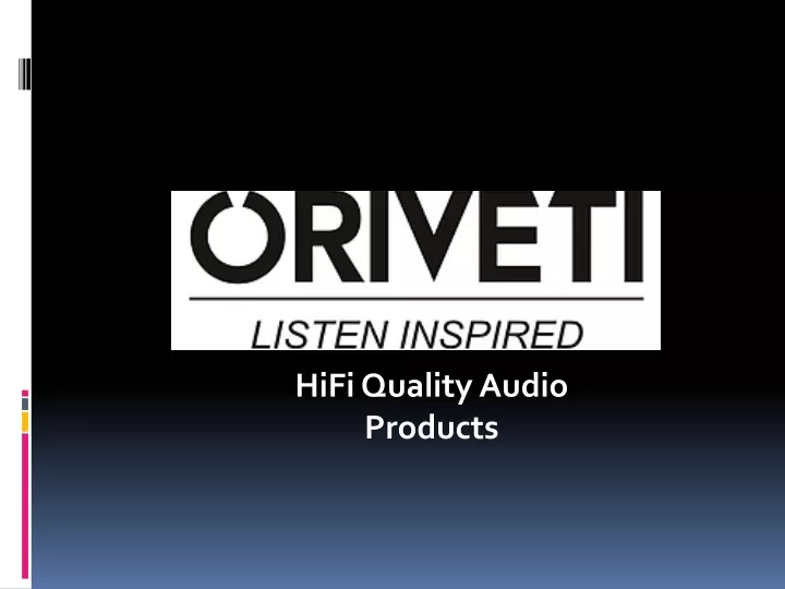 hifi quality audio products