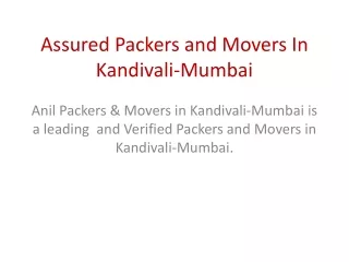 assured packers and movers in kandivali mumbai