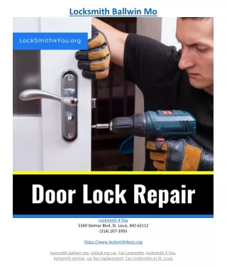 locksmith ballwin mo