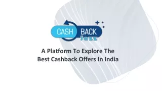 a platform to explore the best cashback offers