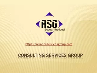 Consulting Services Group