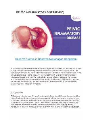 PELVIC INFLAMMATORY DISEASE (PID)