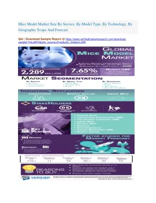 mice model market size by service by model type