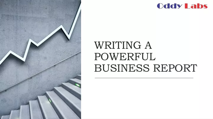 writing a powerful business report