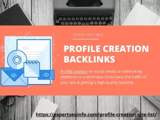 Best Profile Creation Site List in 2020 | Expert SEO Info