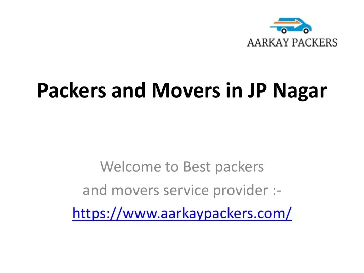 packers and movers in jp nagar