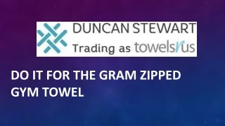 do it for the gram zipped gym towel
