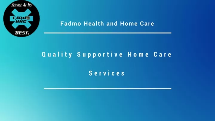 fadmo health and home care