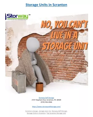 storage units in scranton