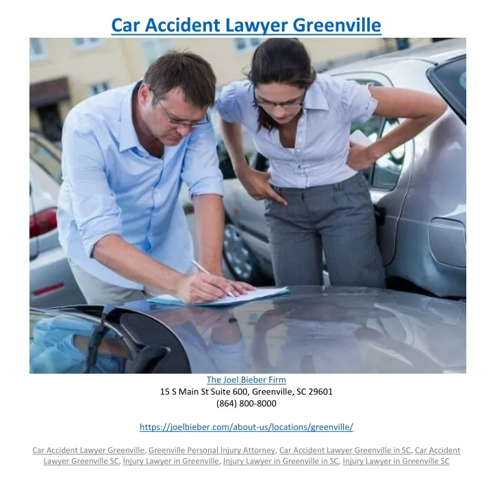 car accident lawyer greenville