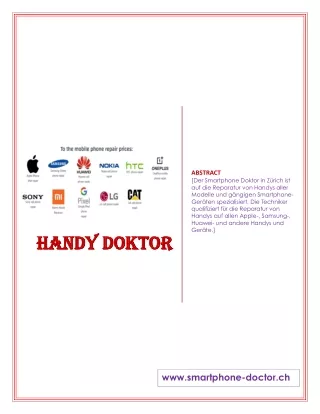 abstract der smartphone doktor in z rich