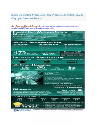 europe car washing system market size by process
