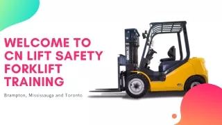 Best Forklift Training Toronto