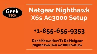 Netgear Nighthawk X6s Ac3000 Setup