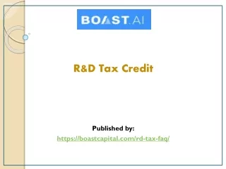 R&D Tax Credit