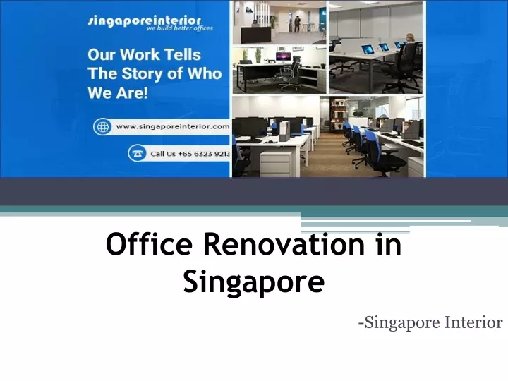 office renovation in singapore