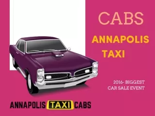 Annapolis Taxi Cabs