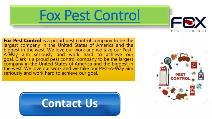 fox fox pest control pest control