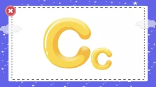 Learn C Alphabet Letter | C Words for Preschool