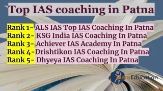 Best ias coaching Institute in Patna