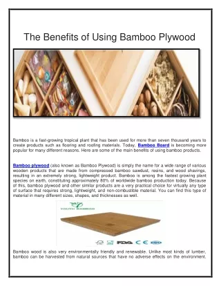Bamboo Board manufacturers & wholesalers - www.youthbamboo.com