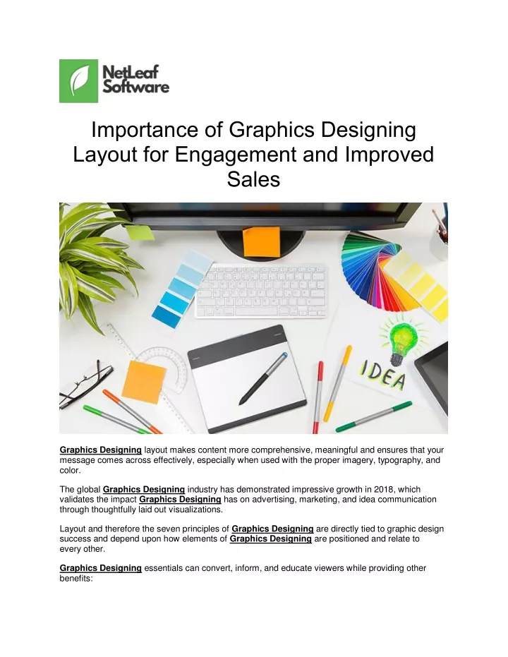 importance of graphics designing layout