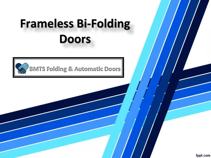 frameless bi folding doors