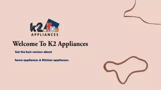 Top 5 kitchen appliances in India