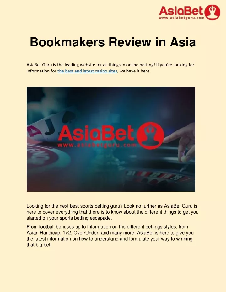 bookmakers review in asia