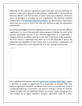 Business registration in korea | Koreacompany1.com