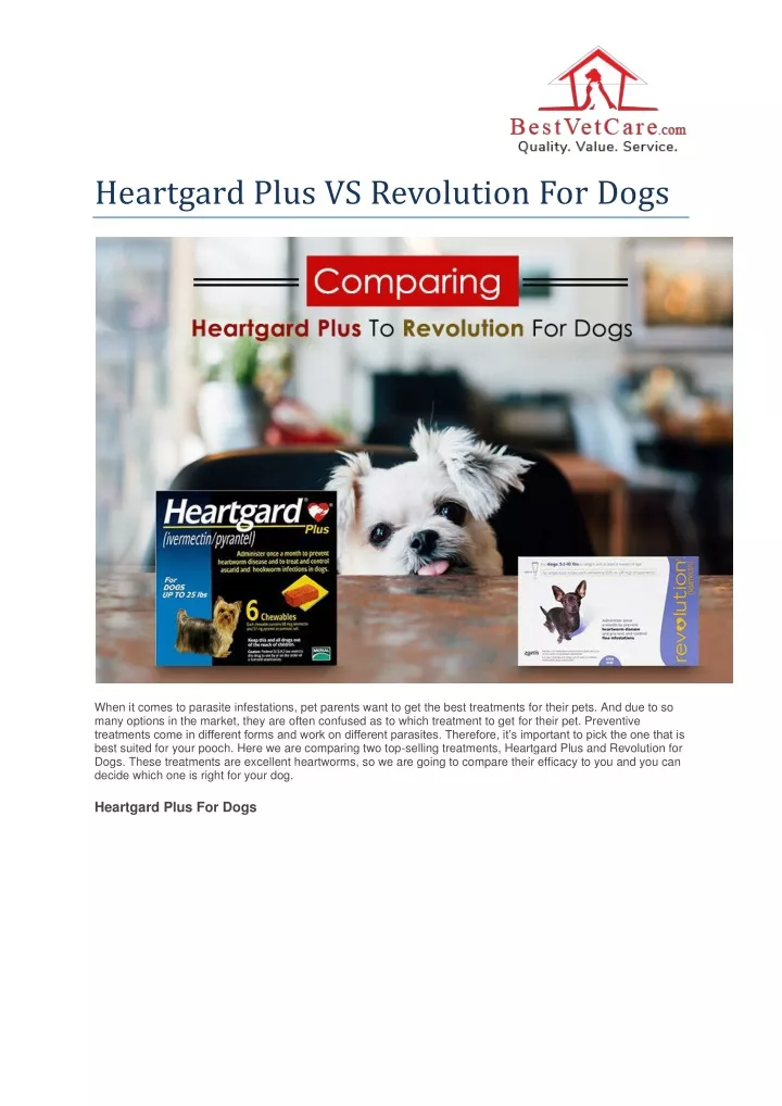 heartgard plus vs revolution for dogs