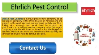 Ehrlich Pest control
