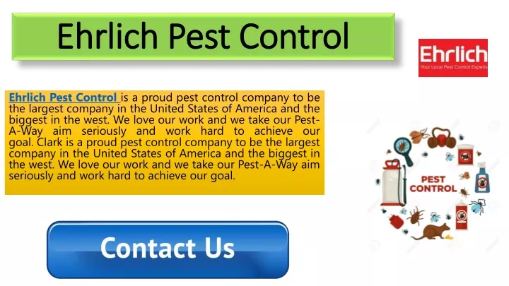 ehrlich pest control ehrlich pest control