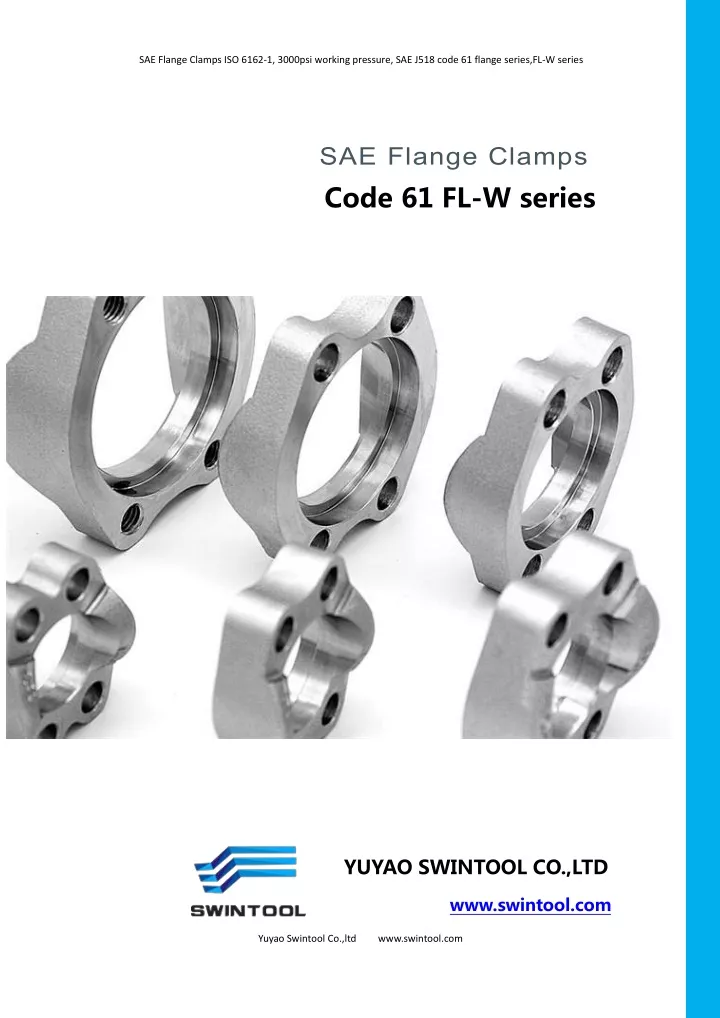 sae flange clamps iso 6162 1 3000psi working