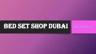 bed set shop dubai