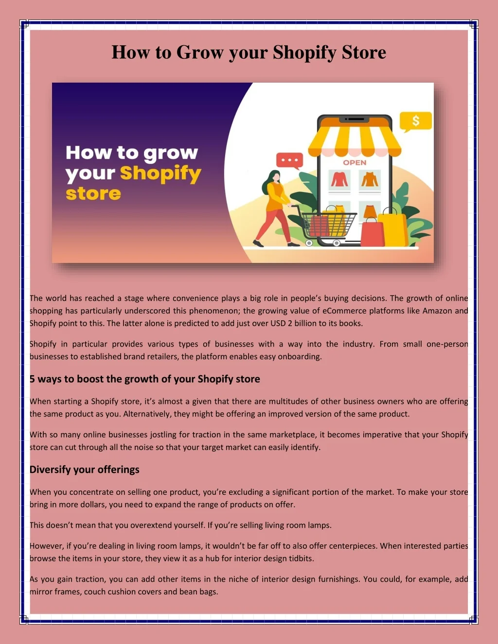 PPT - How to Grow your Shopify Store PowerPoint Presentation, free ...
