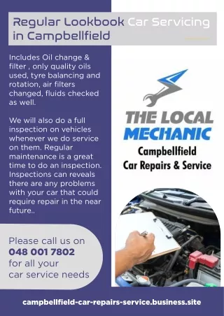 Regular Lookbook Car Servicing in Campbellfield