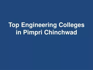 top engineering colleges in pimpri chinchwad
