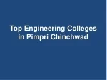 Top Engineering Colleges in Pimpri Chinchwad - slide 1