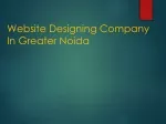Website Designing Company in Greater Noida