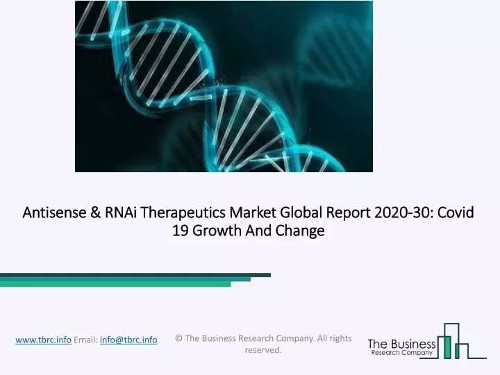antisense rnai therapeutics market global report 2020 30 covid 19 growth and change