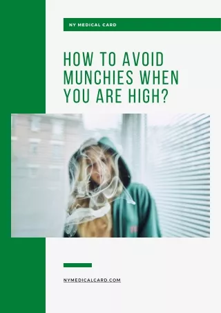 How to Avoid Munchies When You Are High?