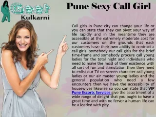 Vip Female Dating Services Geetkulkarni Model Services