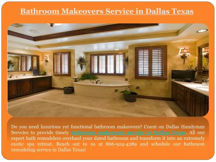 bathroom makeovers service in dallas texas