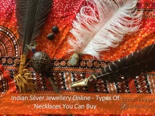 Indian silver jewellery online - Types of Necklaces you can buy