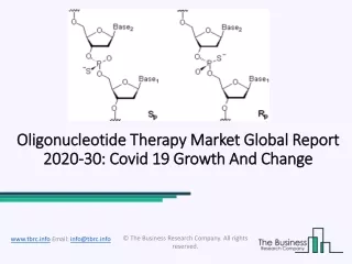 Oligonucleotide Therapy Market Size, Growth, Opportunity and Forecast to 2030